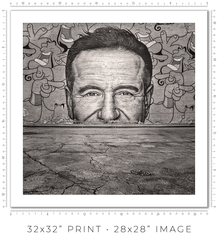 Robin Williams Mural - Igor Menaker Fine Art Photography