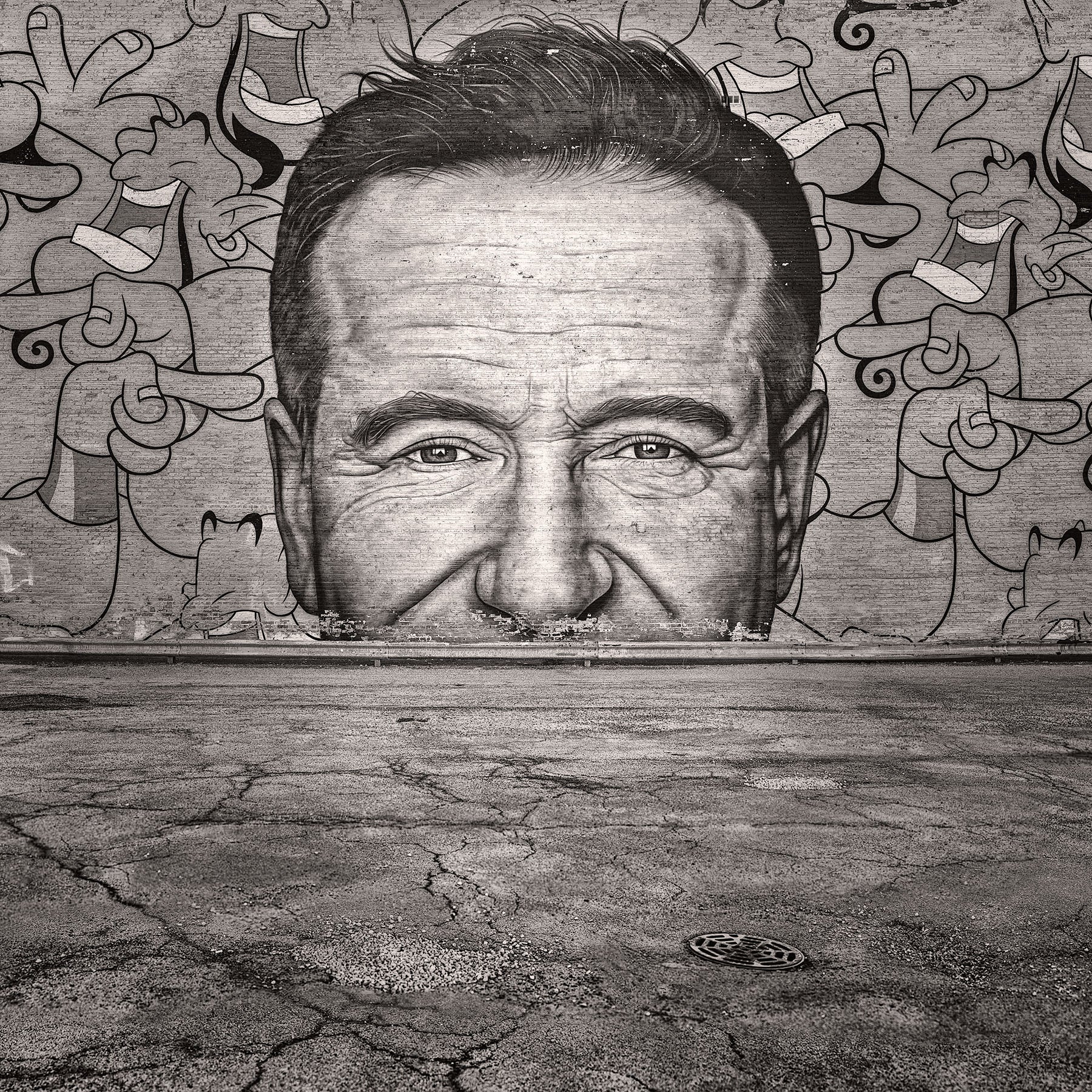 Robin Williams Mural - Igor Menaker Fine Art Photography