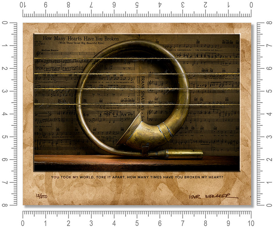 You took my world, tore it apart. How many times have you broken my heart? - Igor Menaker Fine Art Photography