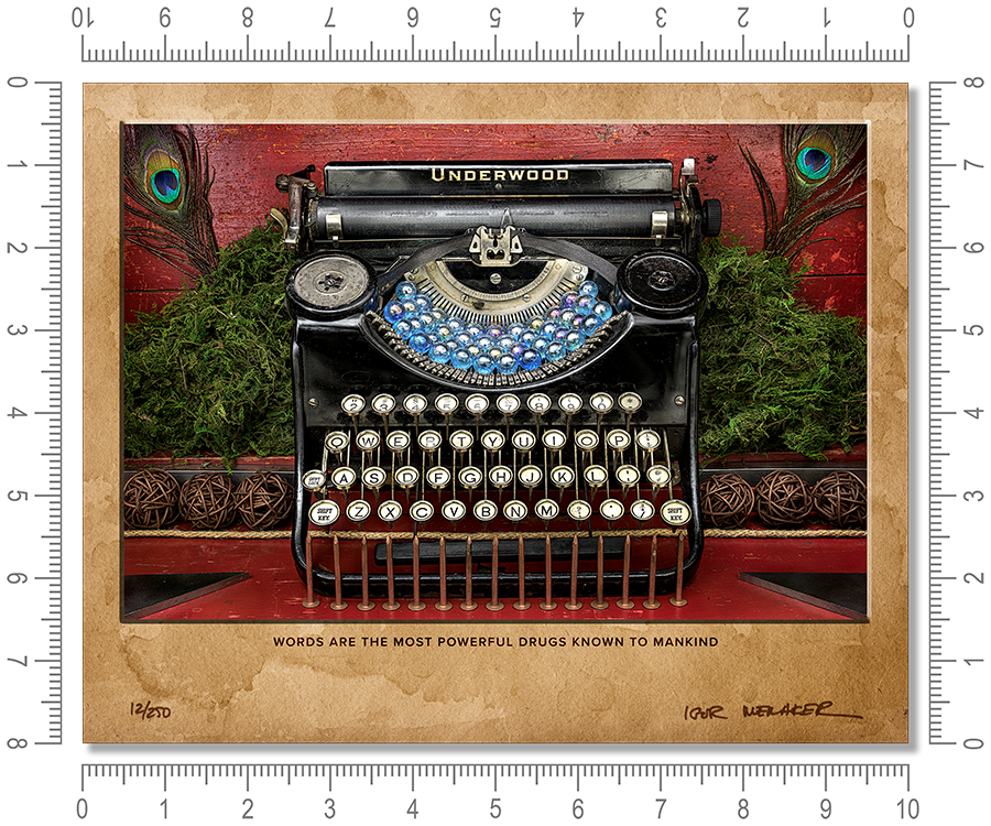 Words are the most powerful drugs known to mankind - Igor Menaker Fine Art Photography