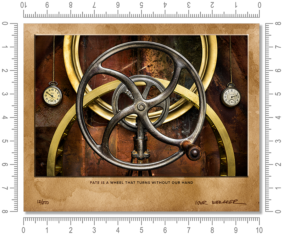 Fate is a wheel that turns without our hand