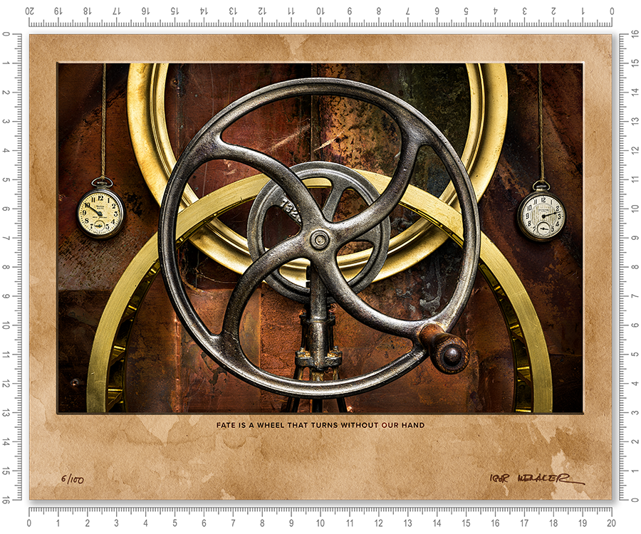 Fate is a wheel that turns without our hand