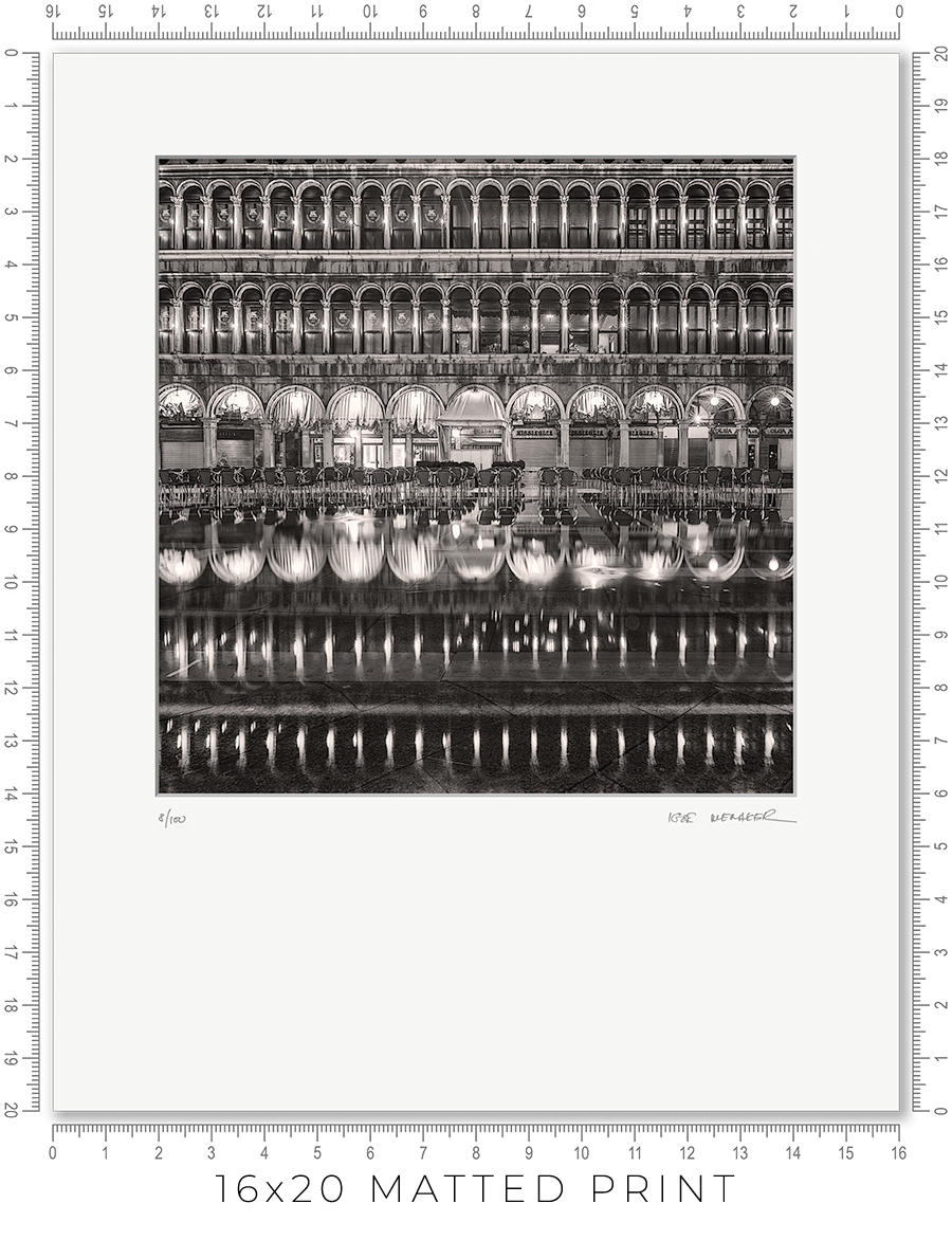 San Marco Square High Tide - Igor Menaker Fine Art Photography