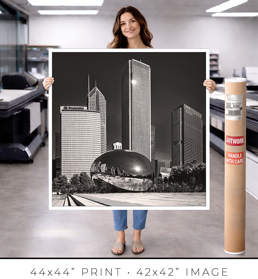 The Bean And The Chicago Skyline - Igor Menaker Fine Art Photography