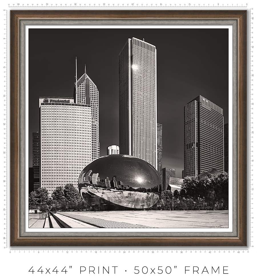 The Bean And The Chicago Skyline - Igor Menaker Fine Art Photography
