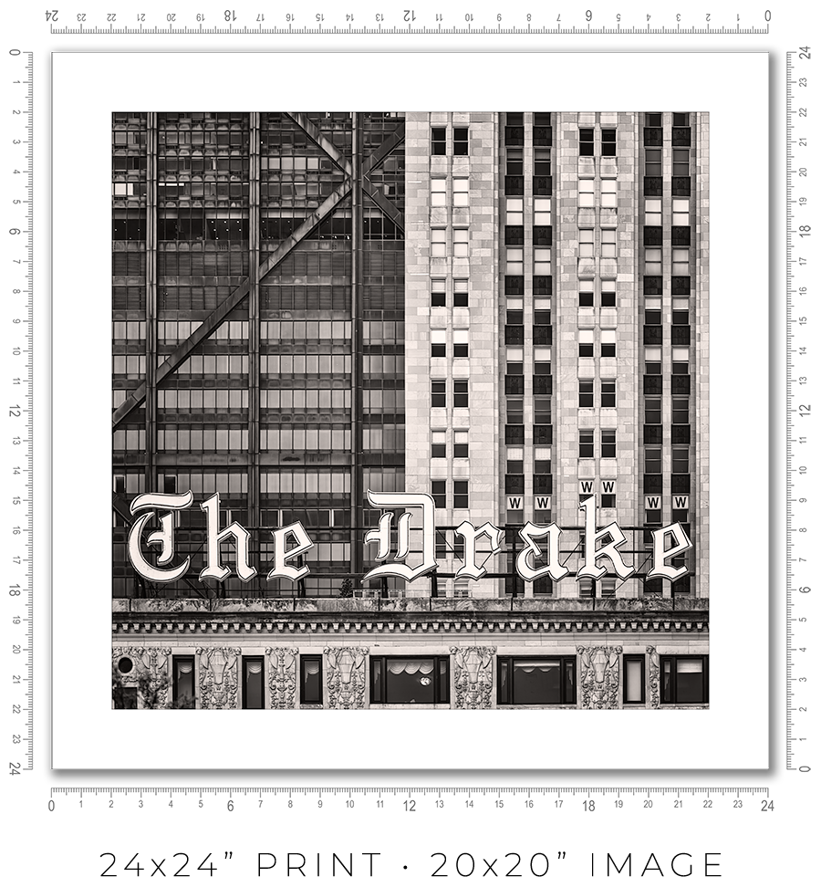 The Drake Hotel Neon Sign - Igor Menaker Fine Art Photography