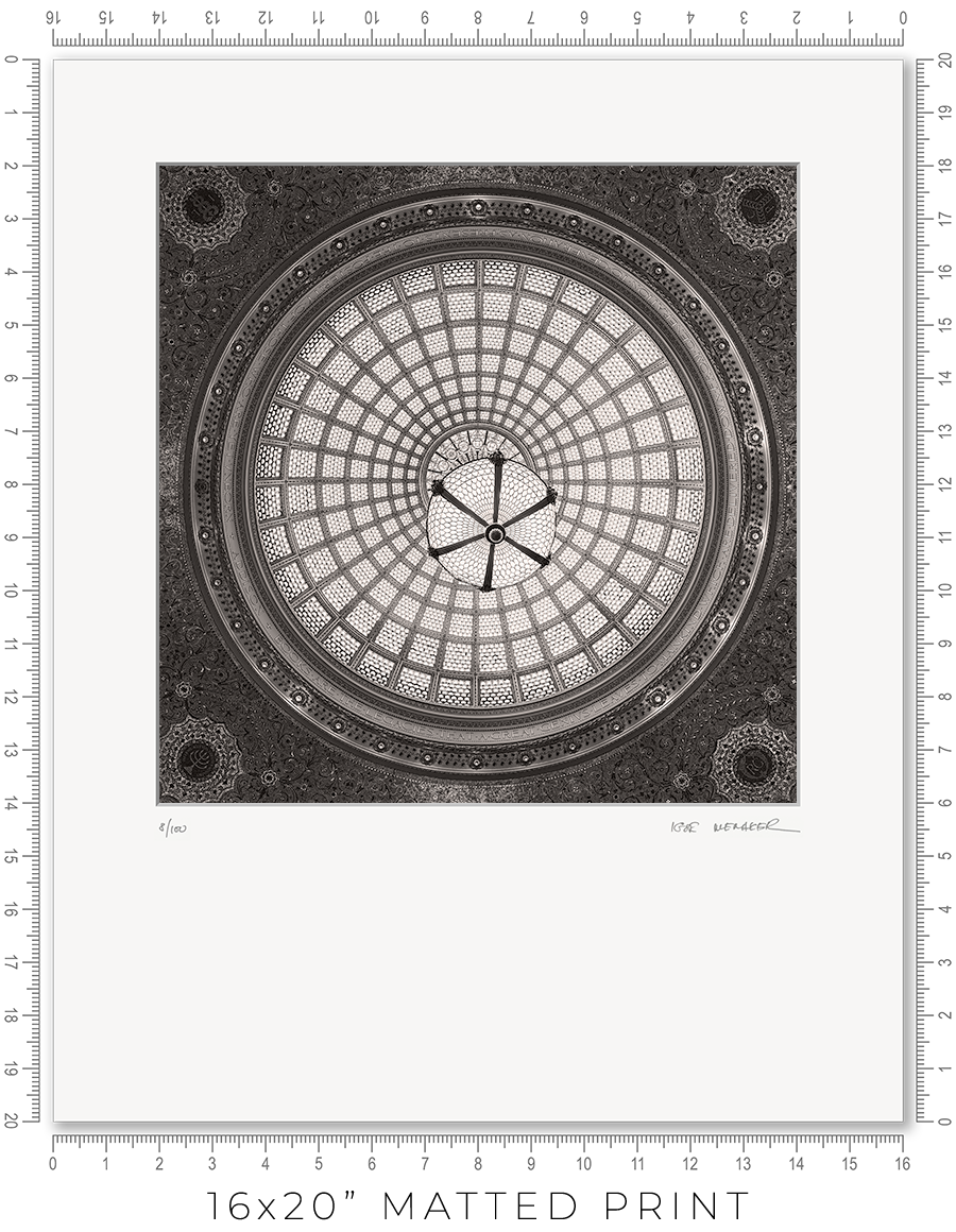 Tiffany Dome Of The Chicago Cultural Center - Igor Menaker Fine Art Photography