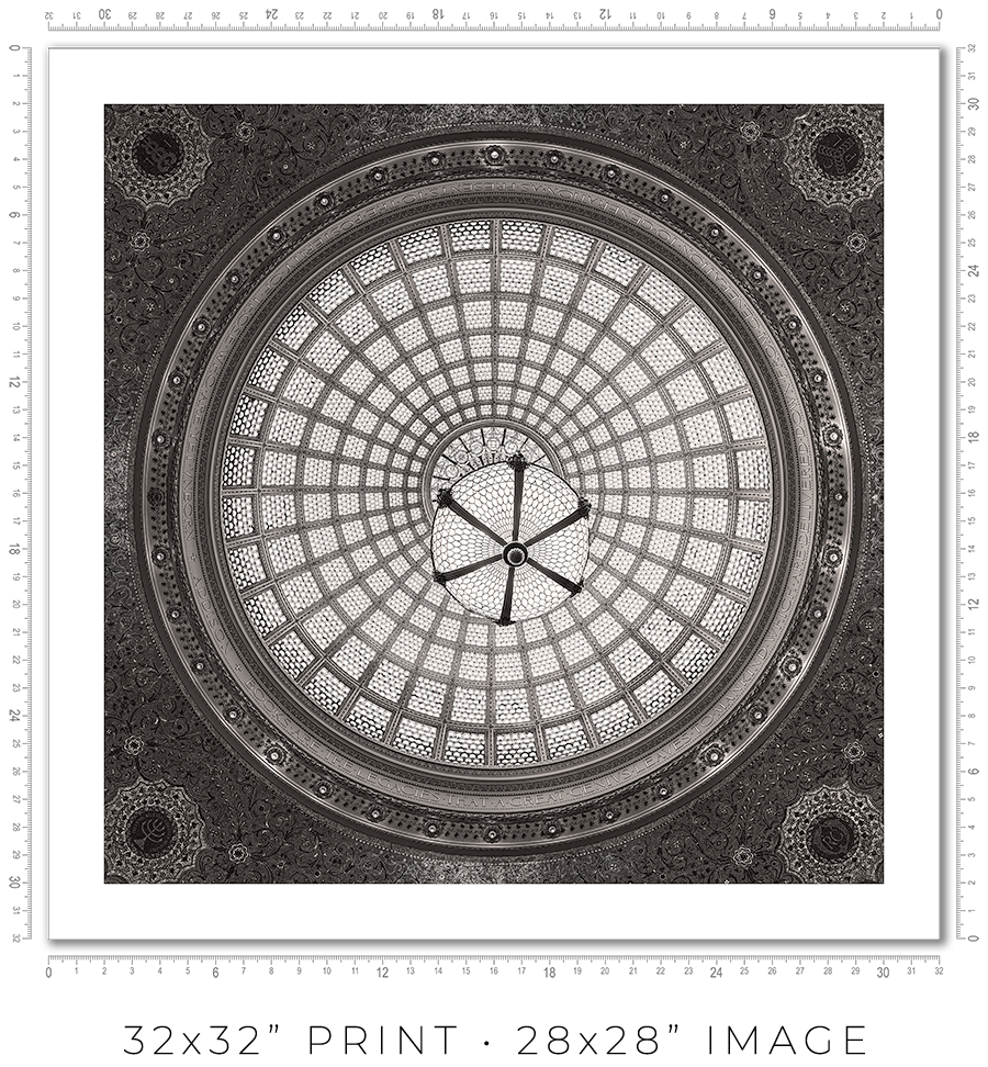 Tiffany Dome Of The Chicago Cultural Center - Igor Menaker Fine Art Photography