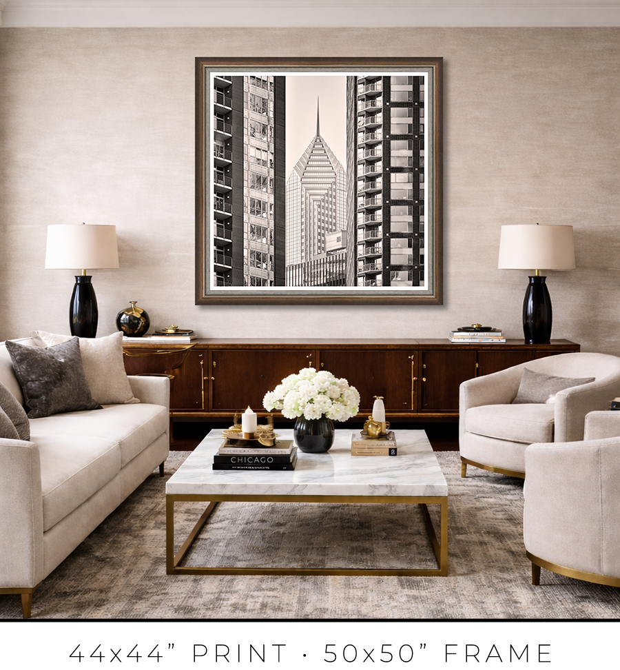 Two Prudential Plaza Crown From River East