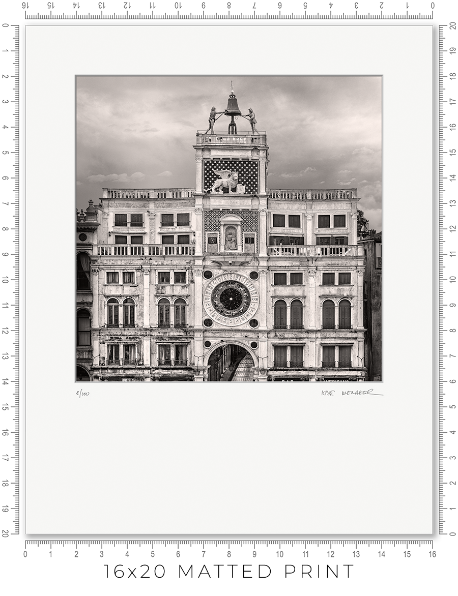 Venice Clock Tower - Igor Menaker Fine Art Photography
