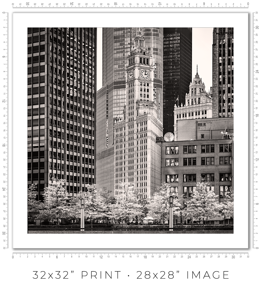 Wrigley Building from East Illinois Street