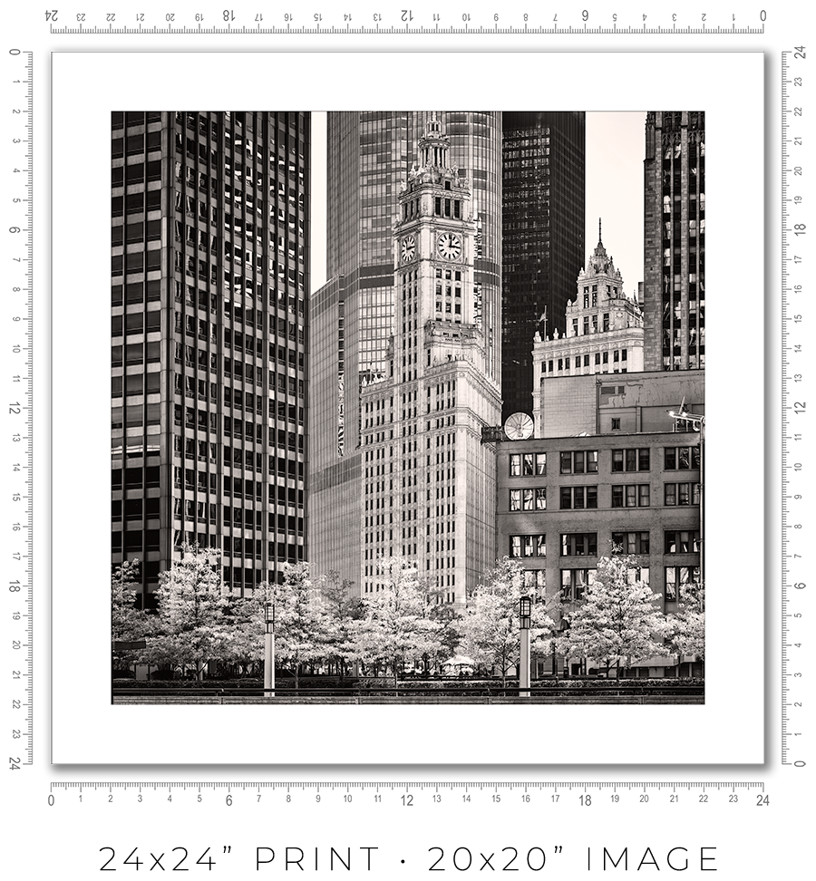 Wrigley Building from East Illinois Street