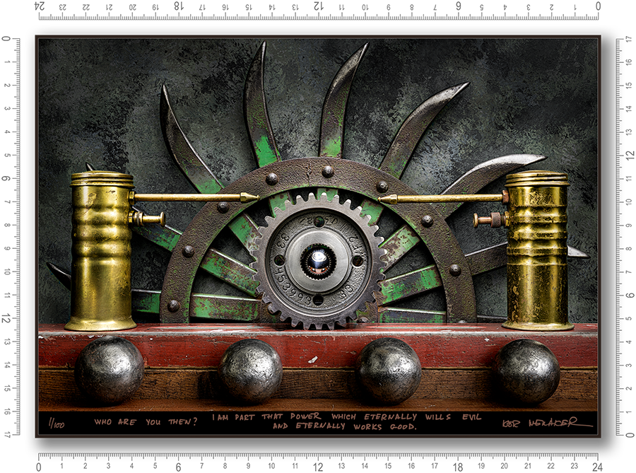 Who are you then? I am part of that power which eternally wills evil and eternally works good.