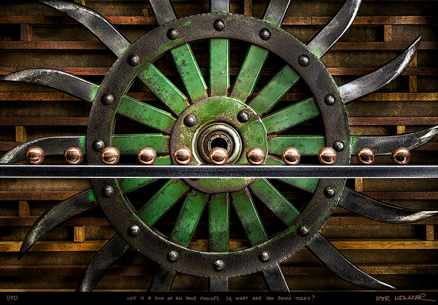 Life is a sum of all your choices. So, what are you doing today?