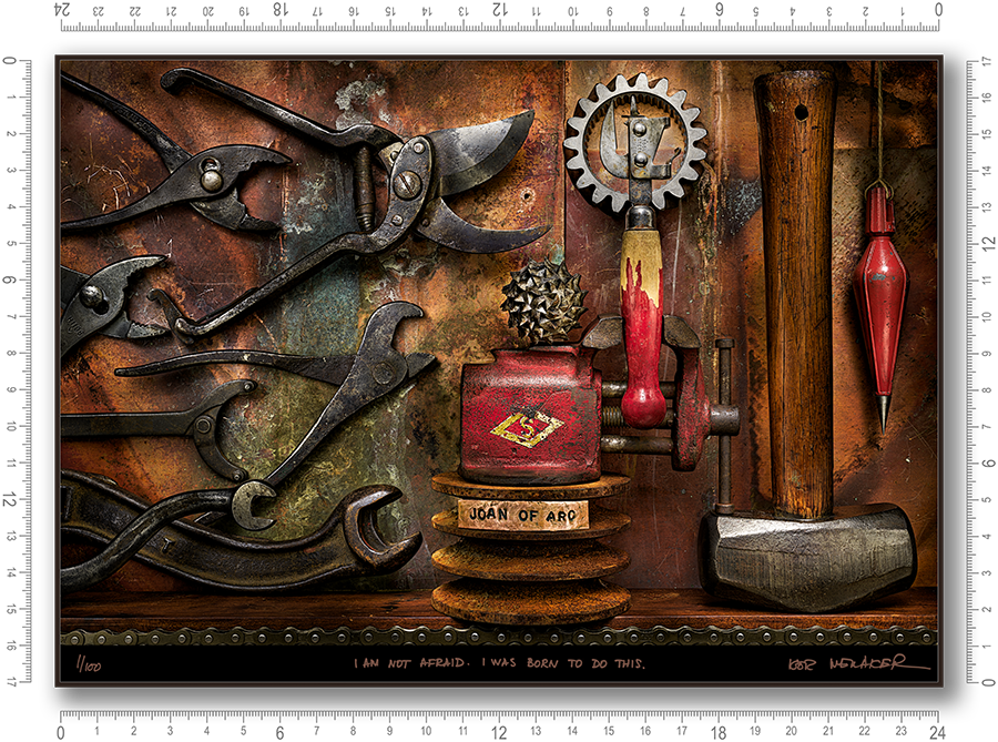 I am not afraid. I was born to do this.