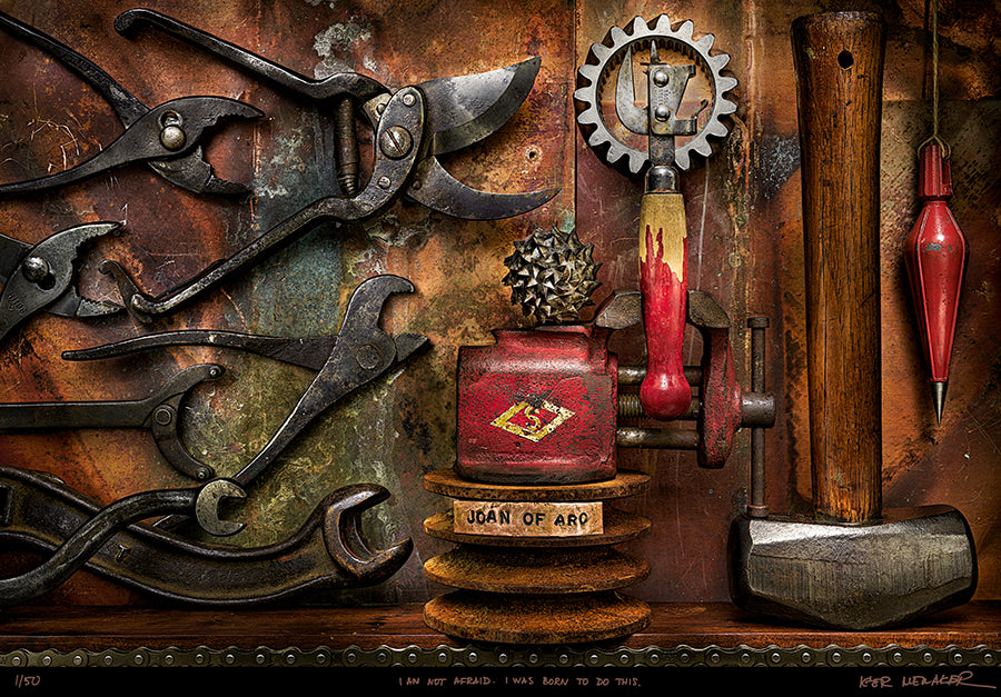 I am not afraid. I was born to do this.