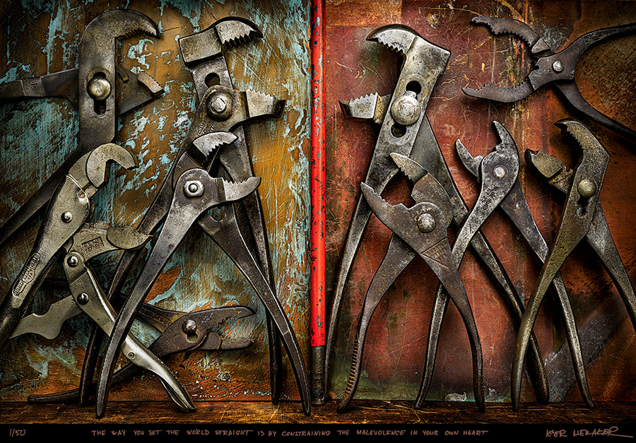 The way you set the world straight is by constraining the malevolence in your own heart - Igor Menaker Fine Art Photography