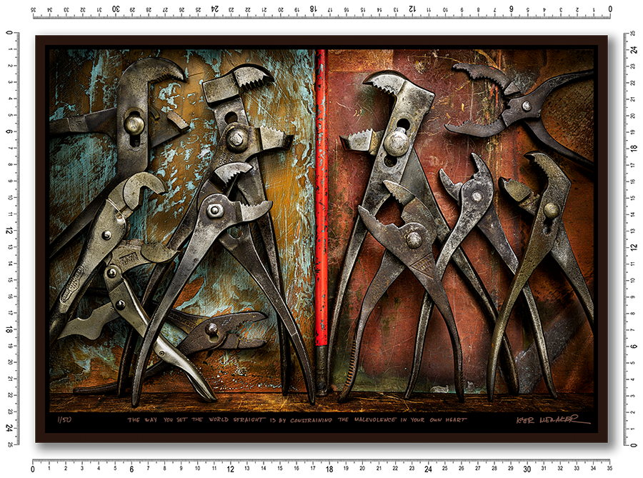 The way you set the world straight is by constraining the malevolence in your own heart - Igor Menaker Fine Art Photography