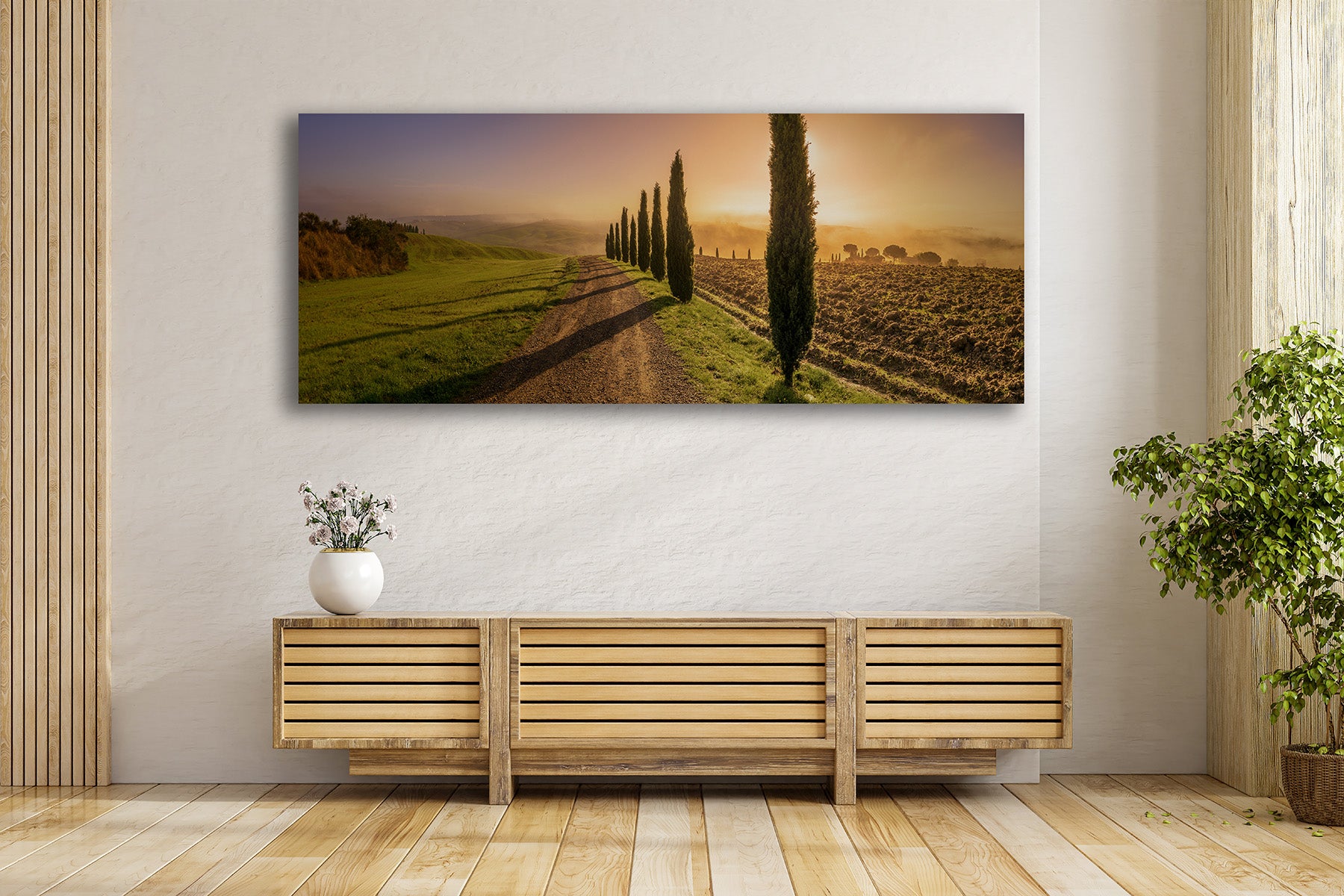Sunrise in Val d'Orcia, Tuscany - Igor Menaker Fine Art Photography