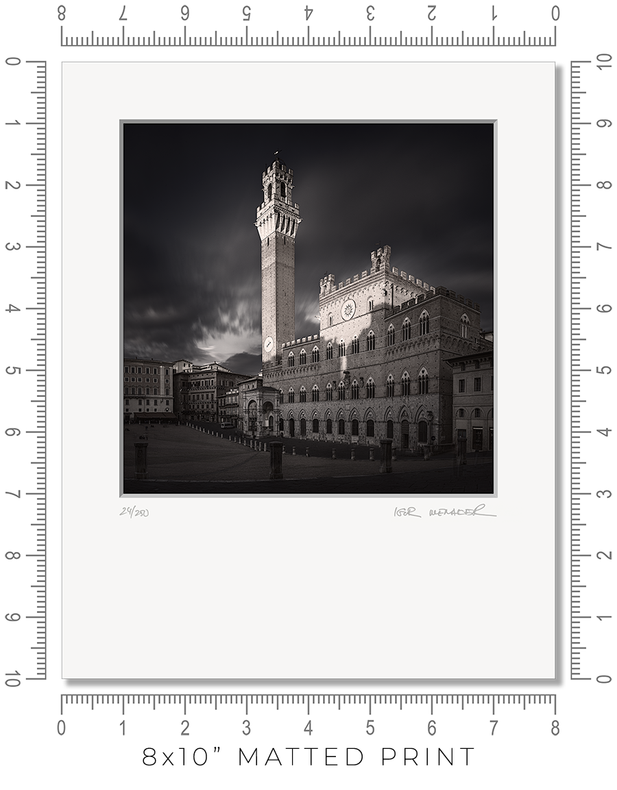 Siena Sunset - Igor Menaker Fine Art Photography