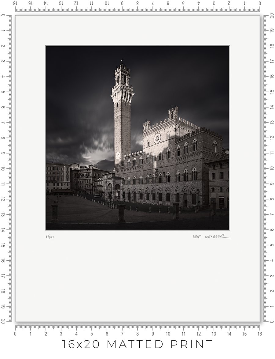 Siena Sunset - Igor Menaker Fine Art Photography