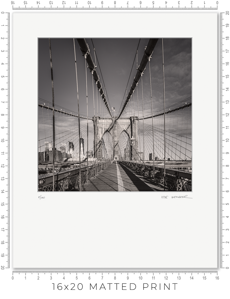 Brooklyn Bridge Tower - Igor Menaker Fine Art Photography
