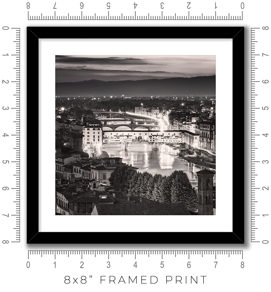 Ponte Vecchio at Night - Igor Menaker Fine Art Photography