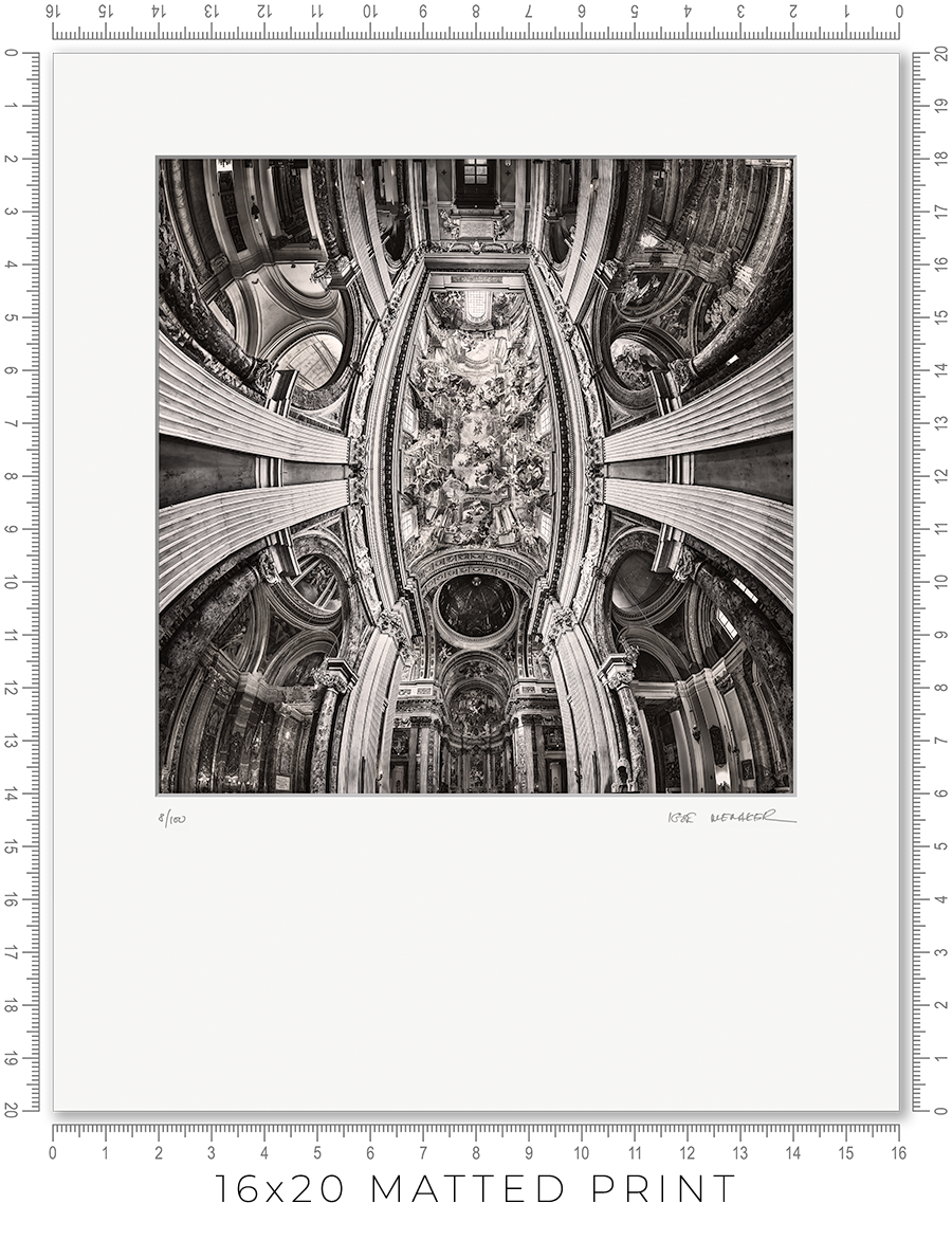 Sant Ignazio di Loyola in Rome - Igor Menaker Fine Art Photography