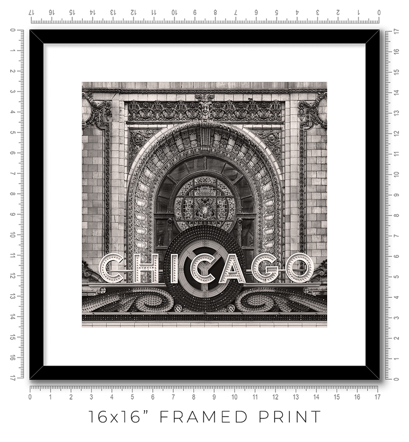 Chicago Marquee - Igor Menaker Fine Art Photography