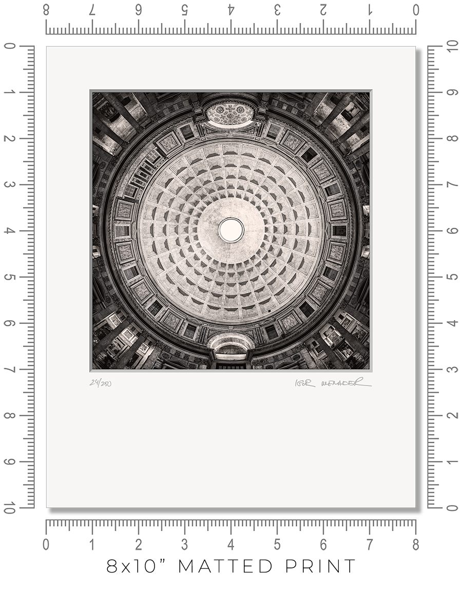Pantheon in Rome - Igor Menaker Fine Art Photography