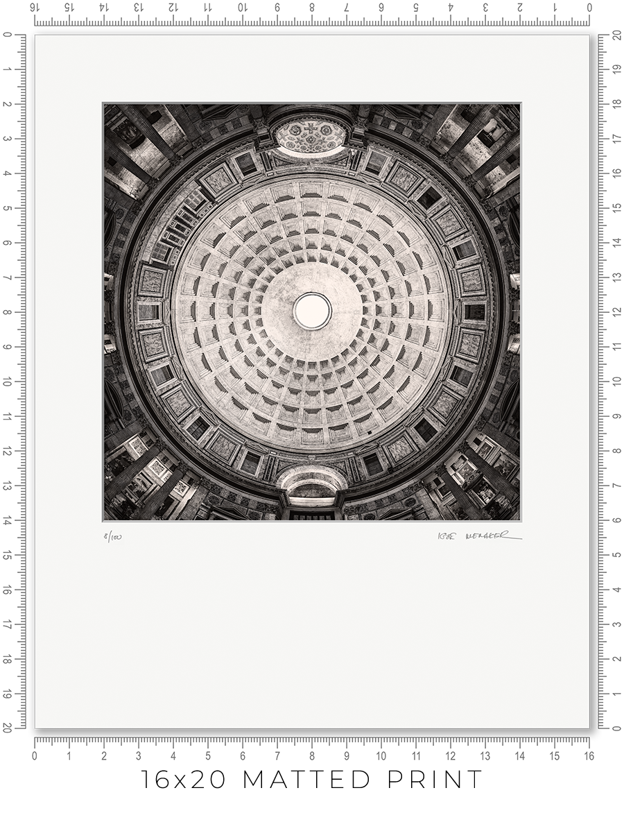 Pantheon in Rome - Igor Menaker Fine Art Photography