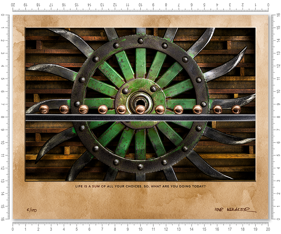 Life is a sum of all your choices. So, what are you doing today?