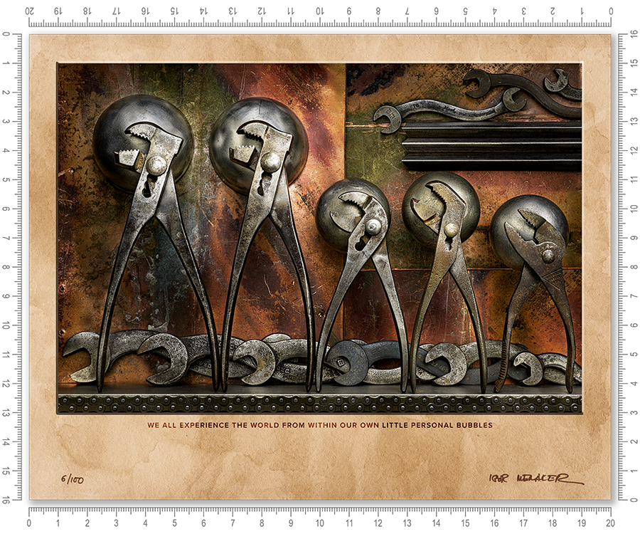 We all experience the world from within our own little personal bubbles - Igor Menaker Fine Art Photography