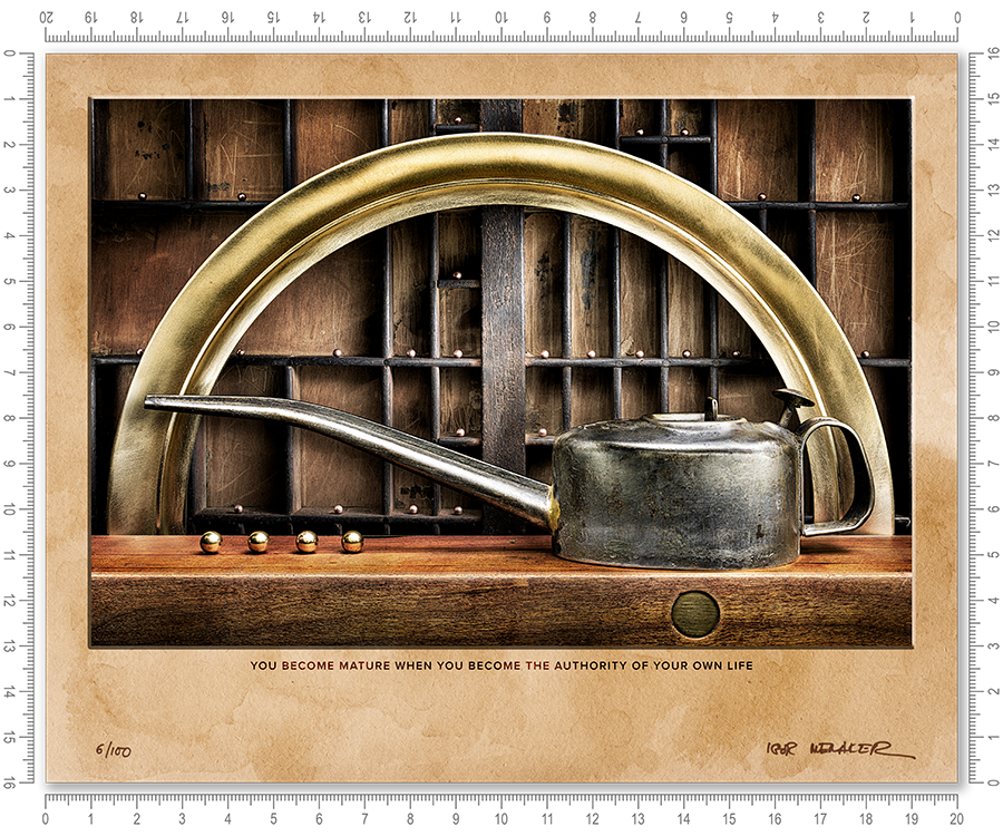 You become mature when you become the authority of your own life