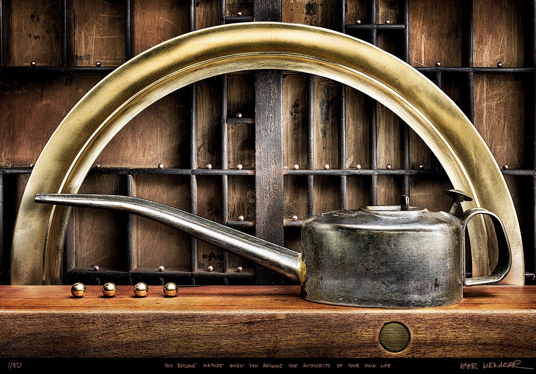 You become mature when you become the authority of your own life