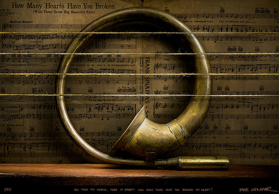 You took my world, tore it apart. How many times have you broken my heart? - Igor Menaker Fine Art Photography