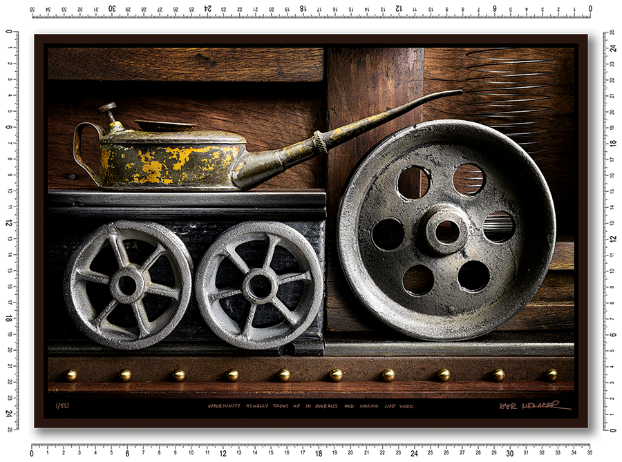 Opportunity usually shows up in overalls and looking like work - Igor Menaker Fine Art Photography