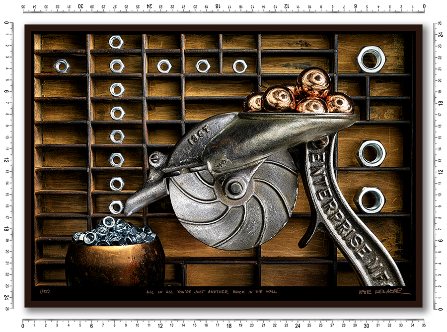 All in all you're just another brick in the wall