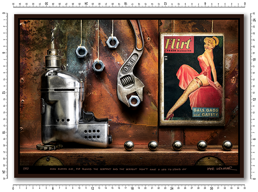 Adam blamed Eve, Eve blamed the serpent and the serpent didn't have a leg to stand on - Igor Menaker Fine Art Photography