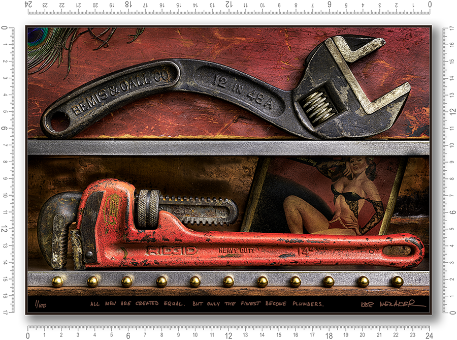 All men are created equal. But only the finest become plumbers. - Igor Menaker Fine Art Photography