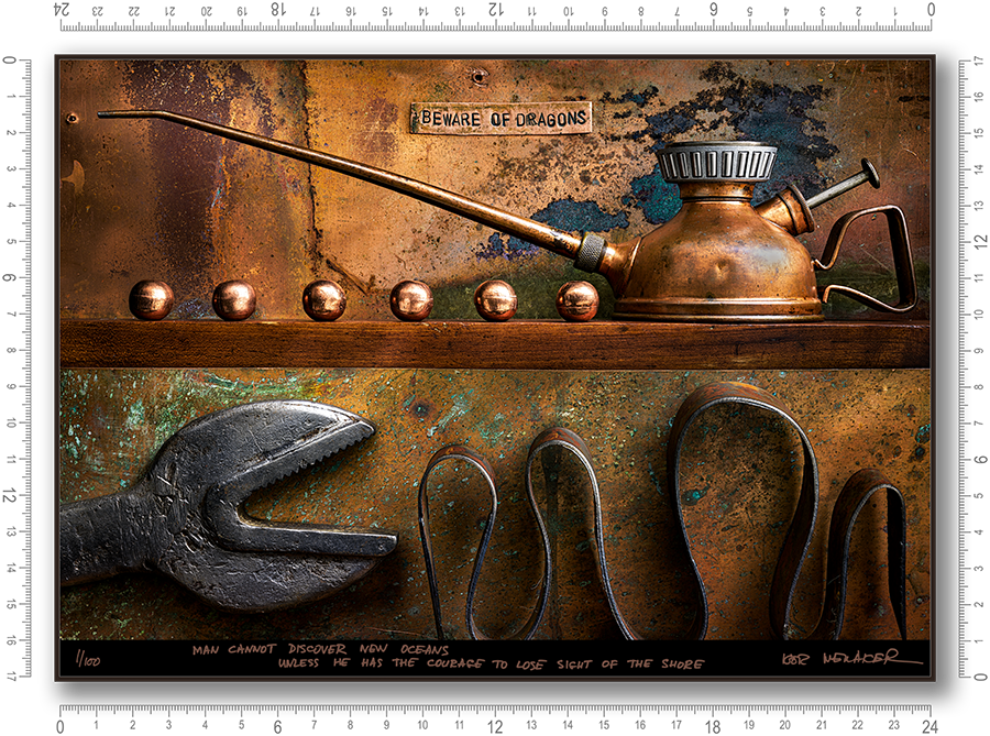 Man cannot discover new oceans unless he has the courage to lose sight of the shore