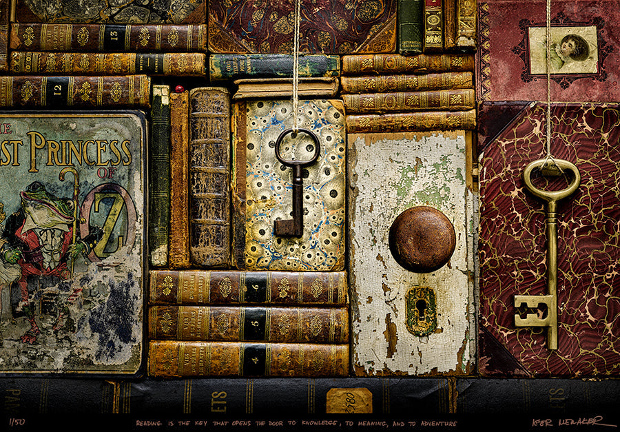 Reading is the key that opens the door to knowledge, to meaning, and to adventure - Igor Menaker Fine Art Photography