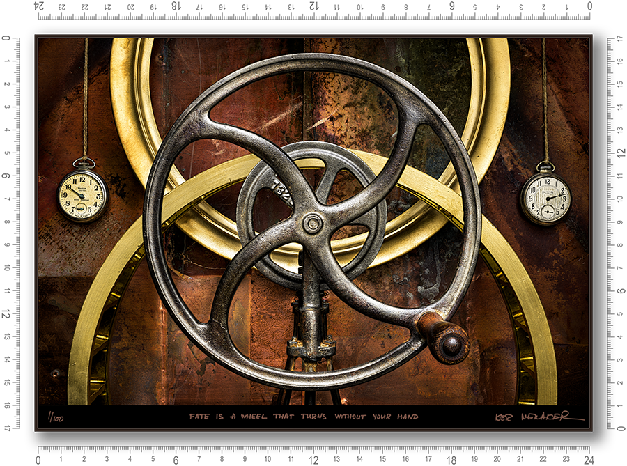 Fate is a wheel that turns without our hand
