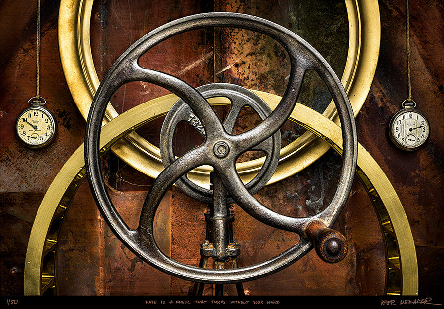 Fate is a wheel that turns without our hand