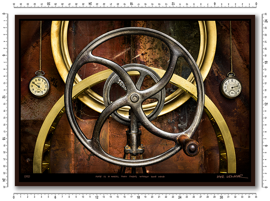 Fate is a wheel that turns without our hand