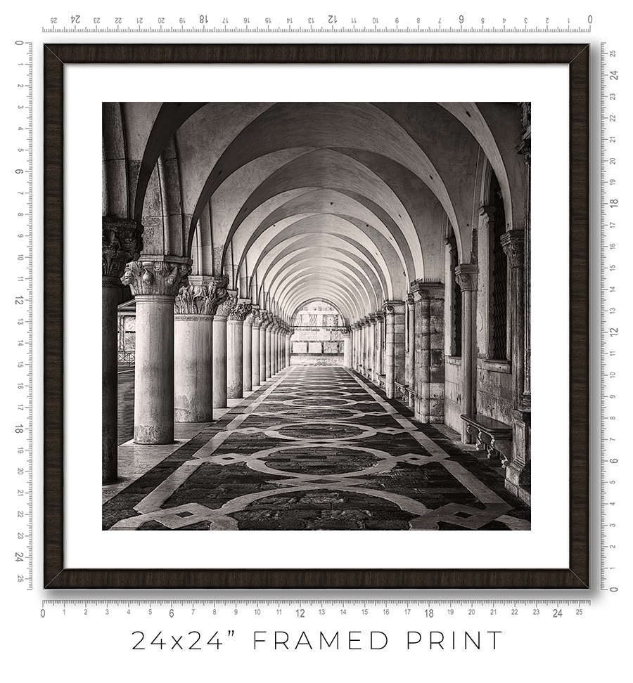 Palazzo Ducale Colonnade - Igor Menaker Fine Art Photography
