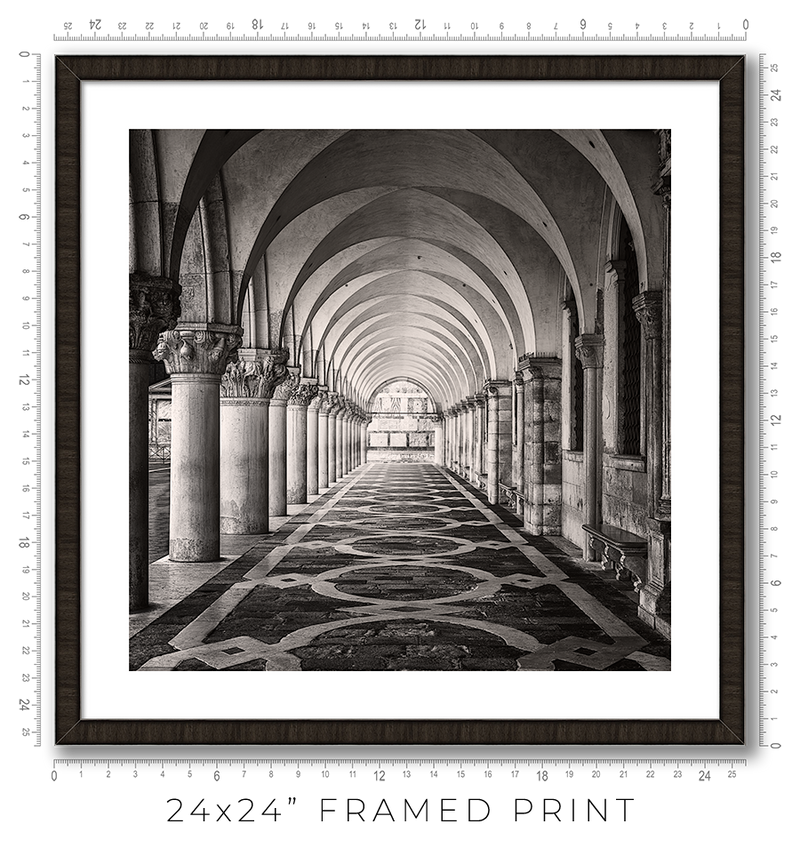 Palazzo Ducale Colonnade - Igor Menaker Fine Art Photography