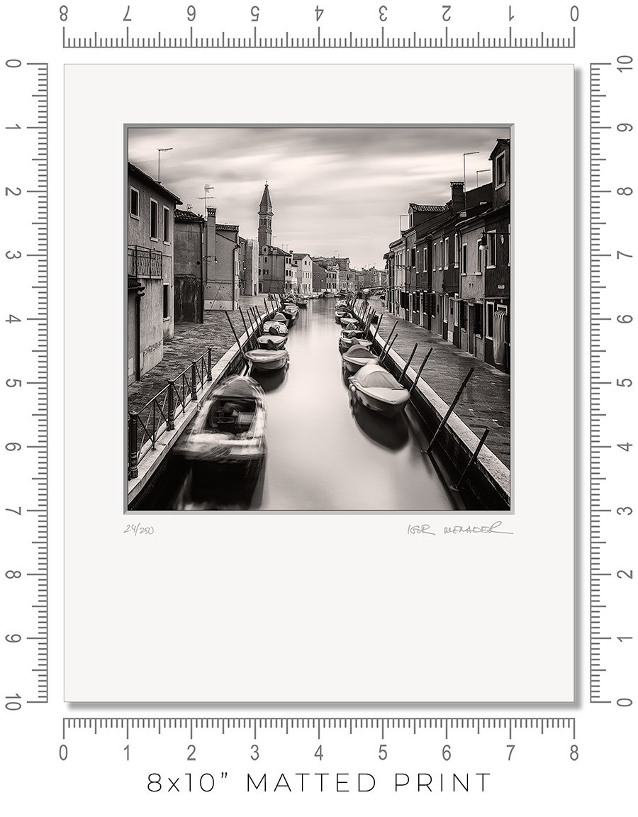 Burano Canal - Igor Menaker Fine Art Photography