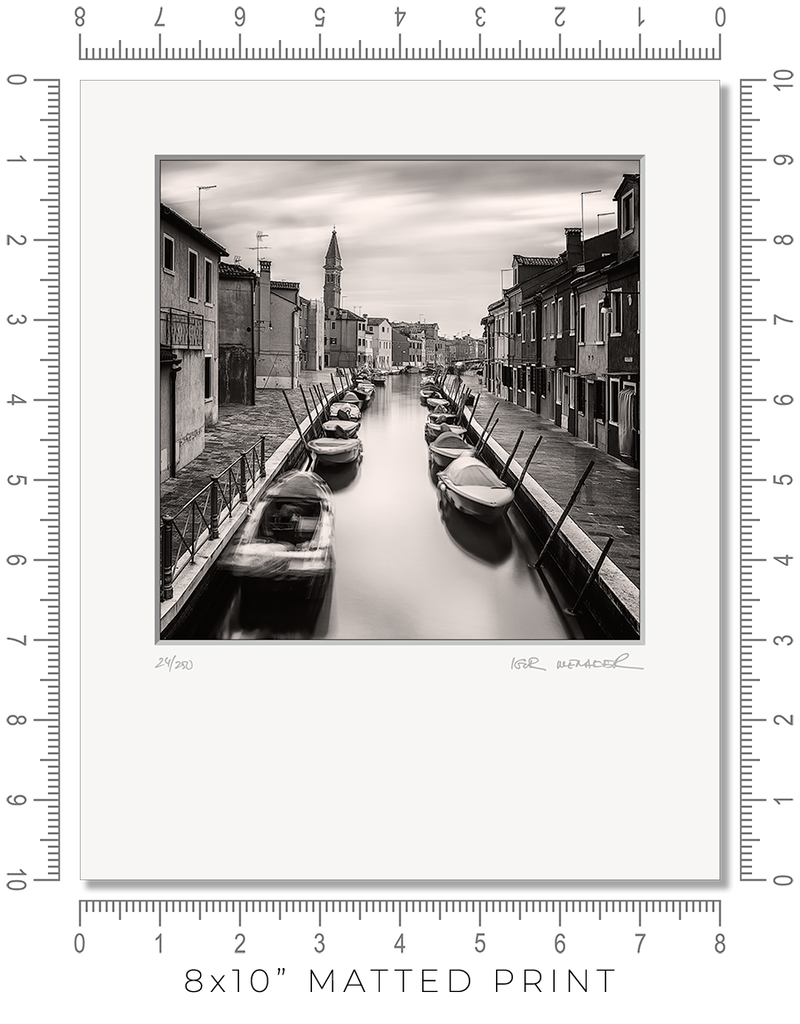 Burano Canal - Igor Menaker Fine Art Photography