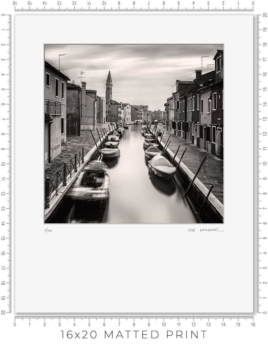 Burano Canal - Igor Menaker Fine Art Photography